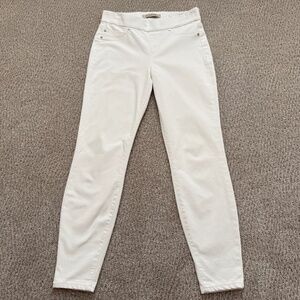 Liverpool Los Angeles White Ankle Leggings